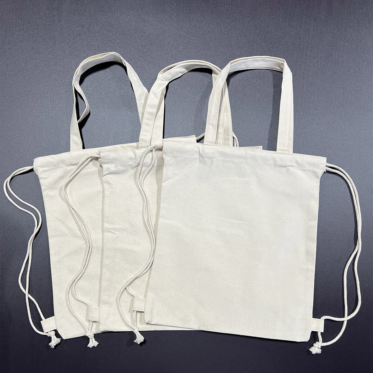 ★TOUT Y EST★ String Eco Bag Ecru SK01-FEC canvas_tote_bag-