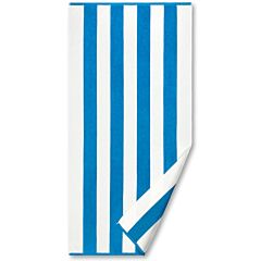 30x60"  Bahamas Turquoise Cabana Stripes Terry Velour Bath/Beach Towel 100% Cotton