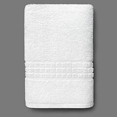 Hotel Collection Bath Towel White  28" X 56" 100% Cotton