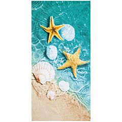 30" X 60"  3D Shells Velour Beach Towel 100%Cotton