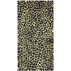 30" X 60" Cheetah Leopard Skin Velour Beach Towel 100% Cotton