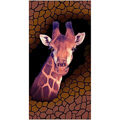 30" X 60" Giraffe Beach Towel