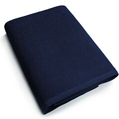 30" x 60" Solid Navy Blue/4790 Terry Velour Bath/Beach Towel 100% Cotton