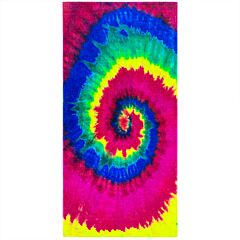 30" X 60" Tie Dye Digital Print Velour Beach Towel 100% Cotton