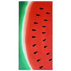 30" X 60" Watermelon Velour Beach Towel 100% Cotton