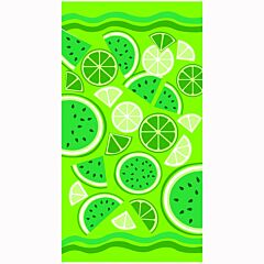 34" X 64" Summertime Sweets Premium Velour Beach Towel 100% Cotton