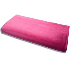 40" X 76" Solid Pink (9355) Luxury Pool Towel Terry Velour 100% Cotton