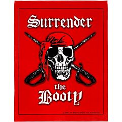 54" x 68" Pirate Surrender the Booty Terry Velour Beach Blanket 100% Cotton