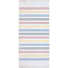 Nostalgic AF-1552 Flat Woven Terry with Fringe Towel 36x70" 100% Cotton