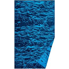 40" X 72" AQUA Jacquard Reversible Premium Velour Towel 100% Cotton