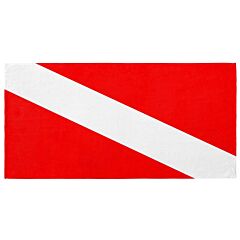 30" X 60" Diver Flag Velour Beach Towel 100%Cotton