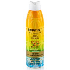 Mango Bay Aloe Infused Clear Continuous Spray KIDS SPF 50 6 fl oz
