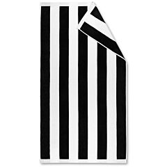 34" X 64" Paradise Collection Black Premium Velour Towel 100% Cotton