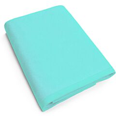 30"x60" Solid Aqua Terry Velour Bath/Beach Towel 100% Cotton