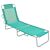 Portable AL Lounge Chair 4 Positions Aqua Mint REF 414768