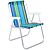 Mid Height Beach Chair AL 1 Position PE Stripes Assorted REF 255
