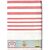 Vanguard FJ-6709 - Beach Icons Salmon/Red Flat Woven Terry Jacquard Towel 36x70