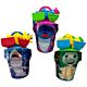 Sand Toy Printed Bucket Set 6pcs Dolphin-Shark-Turtle